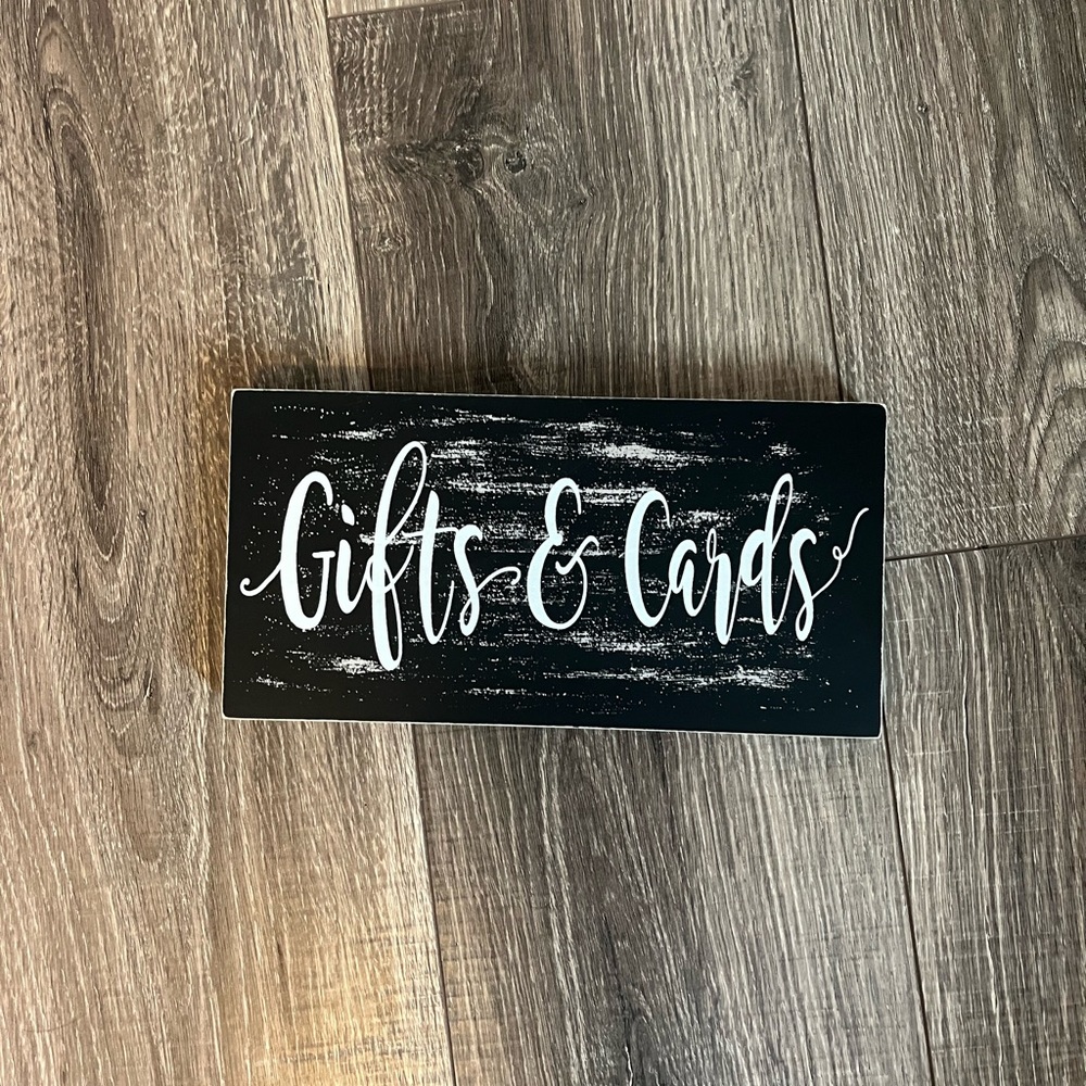 Wedding sign